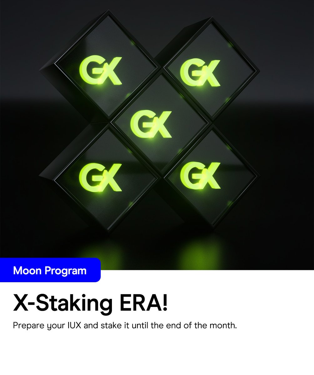 GeniusAssets's tweet photo. Attention #GeniusX community! 🗣
The #XStakingEra is now in the last stage, and it's time to make your move.
⚡The Moon Program has been extended with 1M IUX until the 31st of July at 8 PM UTC! 🤩
https://t.co/HQkgcZfM9V
#GeniusXStakingEra #IUX #staking #geniusassets https://t.co/eEcRoM3iv4