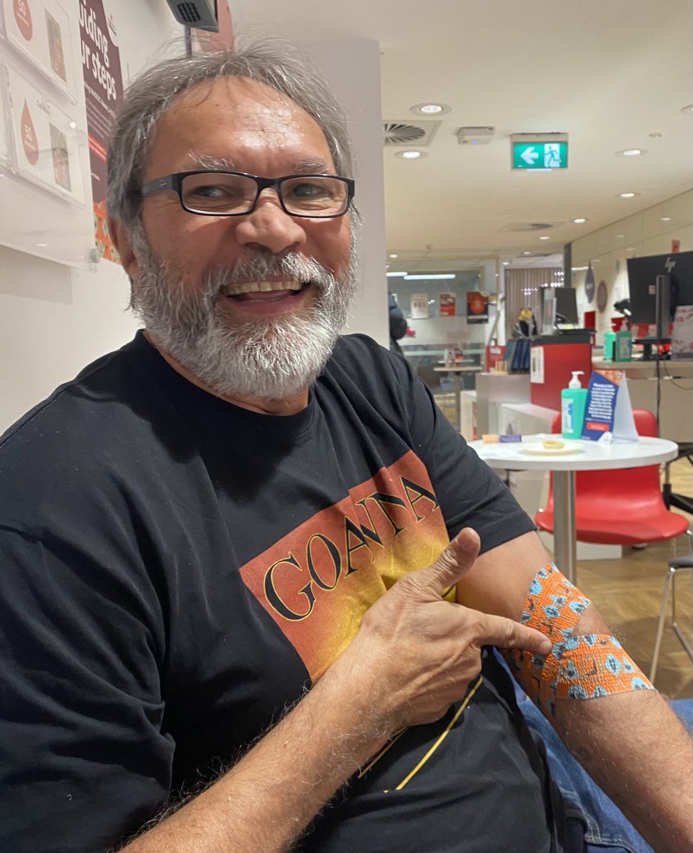 RodL2's tweet photo. NAIDOC Donation &amp; got my deadly ⁦@BlakDouglas⁩ bandage 👍🏾🖤💛❤️⁦@lifebloodau⁩ https://t.co/OoB9Nf0wl6