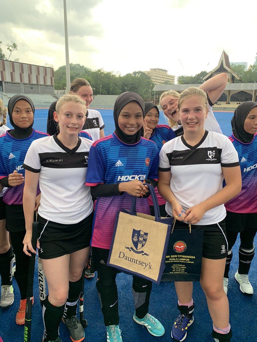 Very strong opponents today. Well done Kuala Lumpur Sports School. Two days of learning and growing as a group. Well done to Lou and Leona for co-captaining the side today. #hot #bettertogether #disallowedgoalfortilly