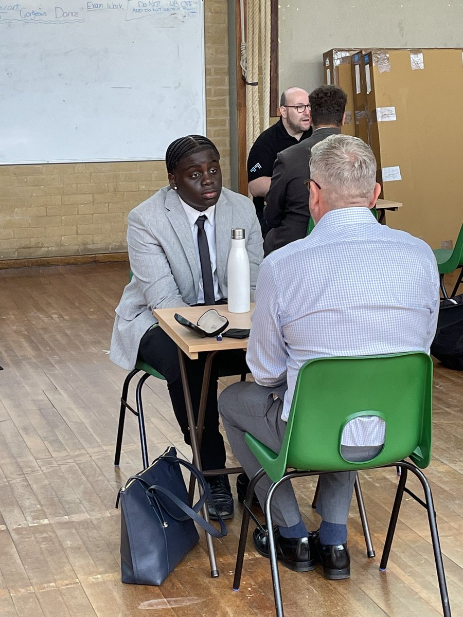Students are having mock interviews to brush up on their technique and secure that dream job! <a href="/StanboroughS/">Stanborough School</a>
