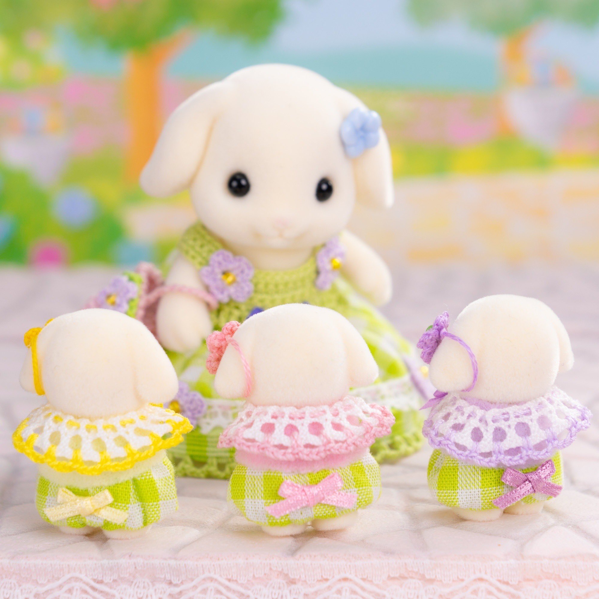 小さなイエロー×ピンクうさぎちゃん えこばぁば on X: 