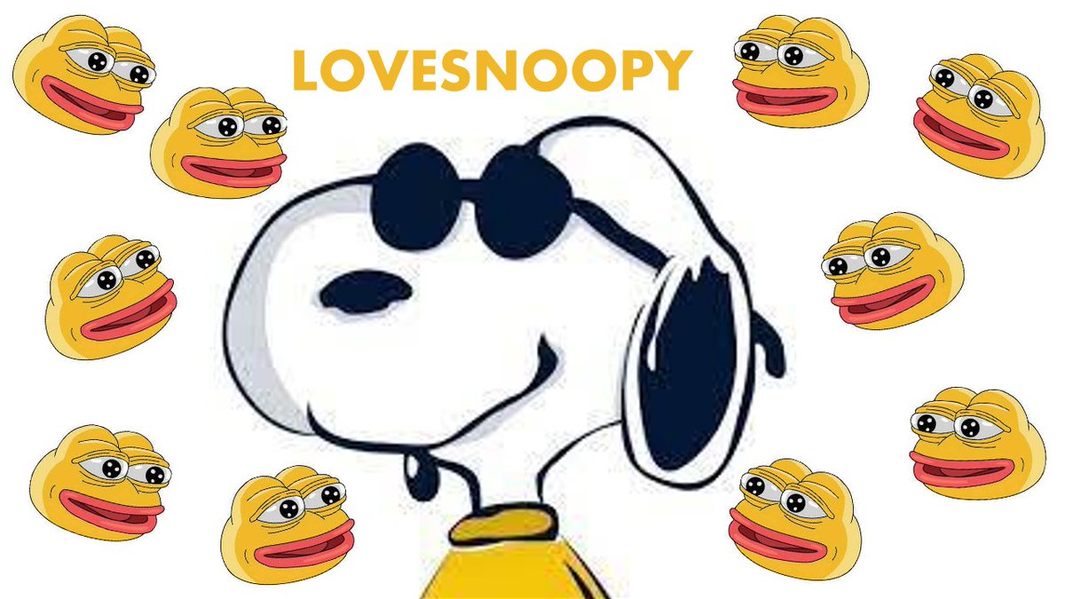 💛💛💛💛💛💛💛💛💛
#LOVESNOOPY 💛 $PEPE2.0
💛💛💛💛💛💛💛💛💛

$PEPE2 #memecoin #memecoins #MEMECOINSEASON2023 #altcoins #Altseason #Ether #Ethereum #ETH
