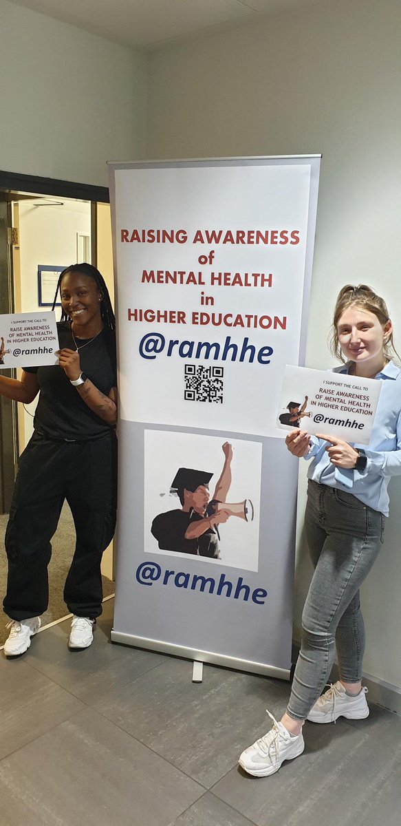 JoBardi's tweet photo. I feel privileged and excited to be Raising Awareness of Mental Health in Higher Education (RAMHHE©), and conducting real world qualitative research @LSBU with Masters students on Research Placement Scheme @NIHRresearch @TaranehDean @_DeborahJohnson @tonymossuk https://t.co/0JHbgHAL0H