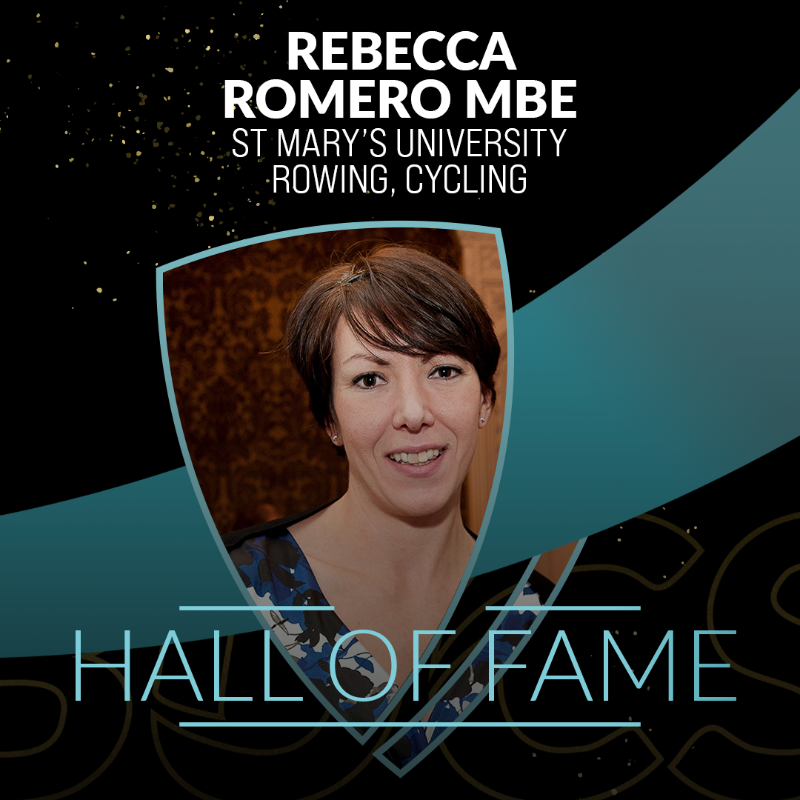 BUCSsport's tweet photo. 4⃣ sports, 3⃣ sporting greats, 1⃣ BUCS Hall of Fame 

Introducing our newest inductees... @AlunWynJones OBE, @Rebecca_Romero MBE and @JDE66 CBE 🏉🚣‍♀️🚴‍♀️🏃‍♂️

@Sport_Swansea | @YourStMarys | @TeamDurham