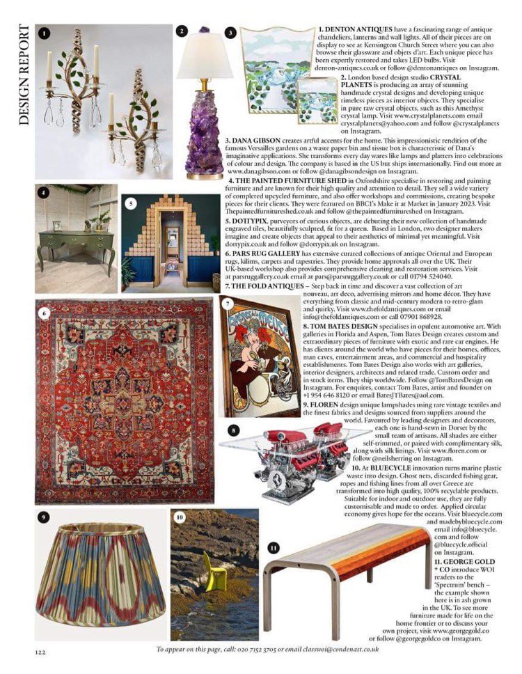 The World of Interiors - August 2023

The last month of our advertisements in the magazine.

Shop link: 

thefoldantiques.com

#worldofinteriors #wofinteriors #interiordesign #interior #interiordecor #interiorstyle #homedecor