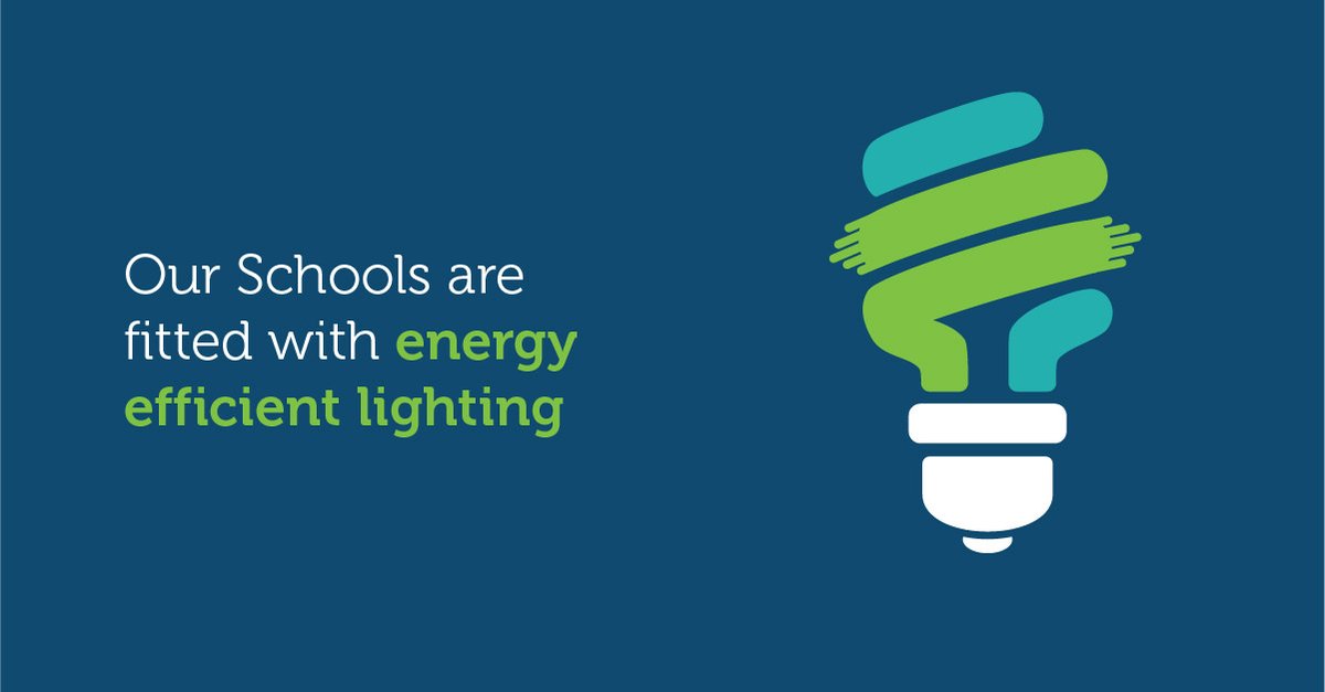 LED lighting has replaced all existing light fittings across the school. This creates a carbon reduction of 26.1 tonnes = 1,244 trees. Over a period of 10 years this will be a net saving to the school budget of £157,905.

#ThreeRiversLearningTrustClimateFestival #climatechange
