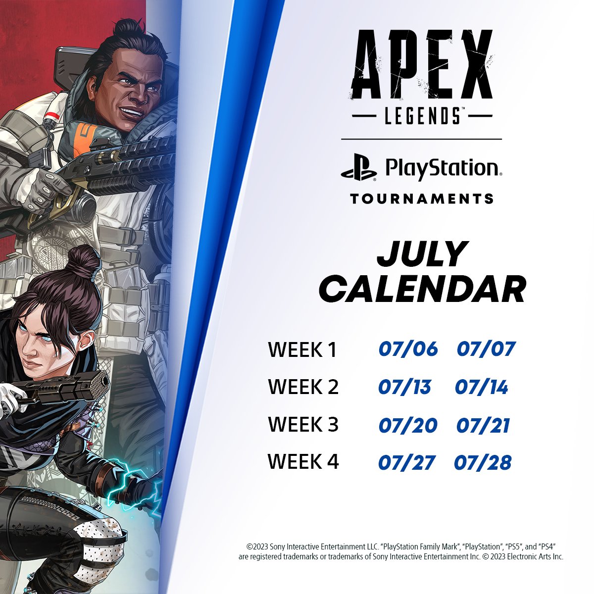 Legends, it's time to conquer the arena! 🎮🔥 Join the PlayStation Tournament Series and unleash your skills in epic Apex Legends battles!

esl.gg/ApexLegends_PS4