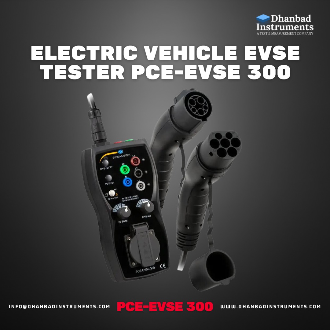DhanbadLab's tweet photo. 🚗⚡ Upgrade your EV charging experience with the PCE-EVSE 300 EVSE Tester! Check charging performance, voltage, current, and more. 💯
🔌 Get yours today at https://t.co/96MY1V6r0A! ⚙️🔋 #evcharger #evchargingstation #electricalvehicles #DhanbadInstruments https://t.co/Wcx54h6GBQ