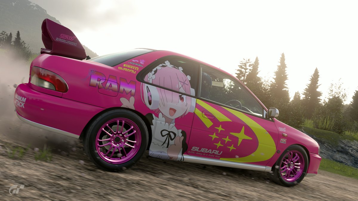 Ram impreza coupe Wrx Sti ♥️ #PS5Share, #GranTurismo7 #Ramzero #rezeroram #rezero #subaru #subaruimpreza #itasha #animecar #anime #Ram #rallycar