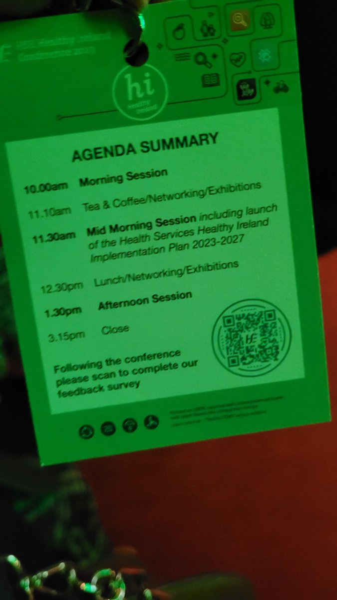 Delighted to be attending the “HSE Healthy Ireland - The Time is Now” conference <a href="/TheCCD/">The Convention Centre Dublin</a> with <a href="/HealthyIreland/">HealthyIreland</a>, <a href="/healthy_clare/">Healthy Clare</a>, <a href="/HealthyGalwayCo/">HealthyCountyGalway</a> &amp; <a href="/healthyieoffaly/">Healthy Offaly</a> #TheTimeIsNow #HealthyIreland #HealthyDonegal💚💛 <a href="/HealthPromoLUH/">Health Promotion @ Letterkenny University Hospital</a> <a href="/HSECommHealth1/">HSE CH CDLMS</a> <a href="/donegalcouncil/">Donegal County Council</a>