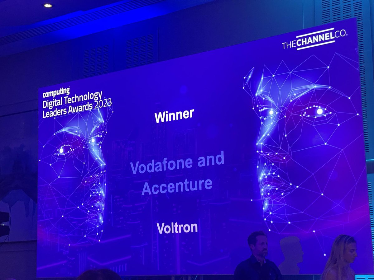 VodafoneUK_Tech's tweet photo. 🎉 Exciting news! 🏆 Last night, at the Digital Technology Leader awards, Team Vodafone won the awards! 📱🏅👏
Big congrats to our amazing people! 

Details in the 🧵
#Vodafone #Technology #digitaltechnologyleadersaward #teamwork #TogetherWeCan https://t.co/LLZxTjbXkx