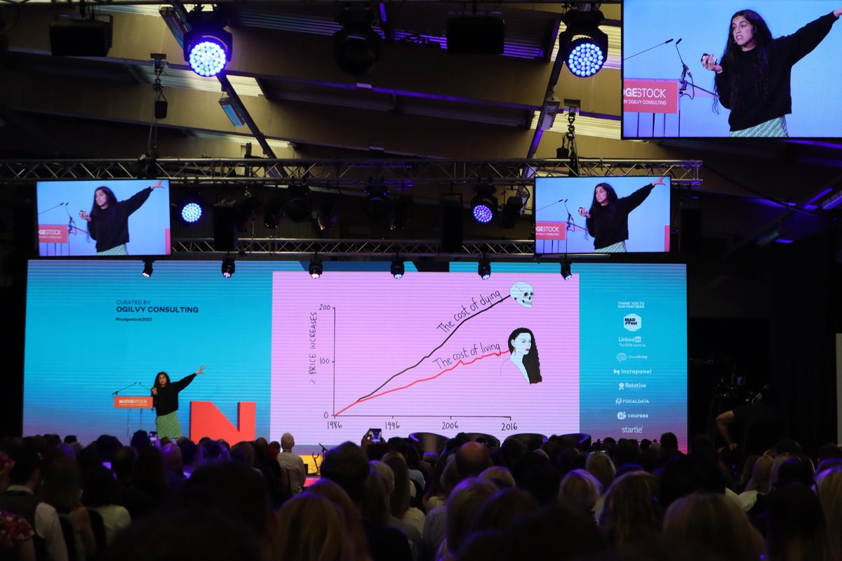 Nudgestock (@nudgestock) on Twitter photo “Infographics are trash” A masterclass on data visualisation from <a href="/MonaChalabi/">Mona Chalabi</a> #nudgestock2023 “Infographics are trash” A masterclass on data visualisation from <a href="/MonaChalabi/">Mona Chalabi</a> #nudgestock2023
