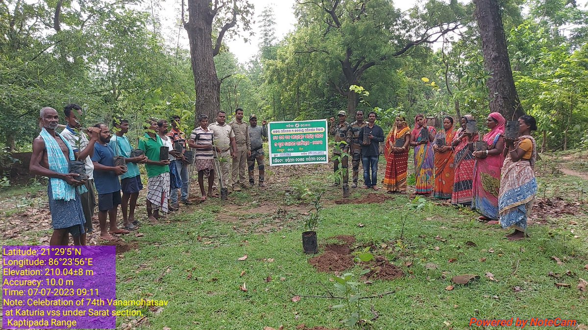 🇦🇲🇦 🇴🇩🇮🇸🇭🇦 (@amar_odisha) on Twitter photo Celebration of 74th #Vanamohatsav
at Fringe area vss of Similipal,Many Schools and organisations under Sarat section,
Kaptipada Range, Baripada Division
<a href="/BaripadaT/">DFO Baripada (T)</a>
<a href="/CircleRccf/">RCCF Baripada Circle</a>
<a href="/pccfodisha/">PCCF & HoFF Odisha</a>
<a href="/DM_Mayurbhanj/">Collector & District Magistrate Mayurbhanj</a>
<a href="/spmayurbhanj/">MAYURBHANJ POLICE</a>
<a href="/ntca_india/">National Tiger Conservation Authority</a>
<a href="/CMO_Odisha/">CMO Odisha</a>
<a href="/PMOIndia/">PMO India</a>
<a href="/ForestDeptt/">Odisha Forest, Env. and Climate Change Department</a> Celebration of 74th #Vanamohatsav
at Fringe area vss of Similipal,Many Schools and organisations under Sarat section,
Kaptipada Range, Baripada Division
<a href="/BaripadaT/">DFO Baripada (T)</a>
<a href="/CircleRccf/">RCCF Baripada Circle</a>
<a href="/pccfodisha/">PCCF & HoFF Odisha</a>
<a href="/DM_Mayurbhanj/">Collector & District Magistrate Mayurbhanj</a>
<a href="/spmayurbhanj/">MAYURBHANJ POLICE</a>
<a href="/ntca_india/">National Tiger Conservation Authority</a>
<a href="/CMO_Odisha/">CMO Odisha</a>
<a href="/PMOIndia/">PMO India</a>
<a href="/ForestDeptt/">Odisha Forest, Env. and Climate Change Department</a>