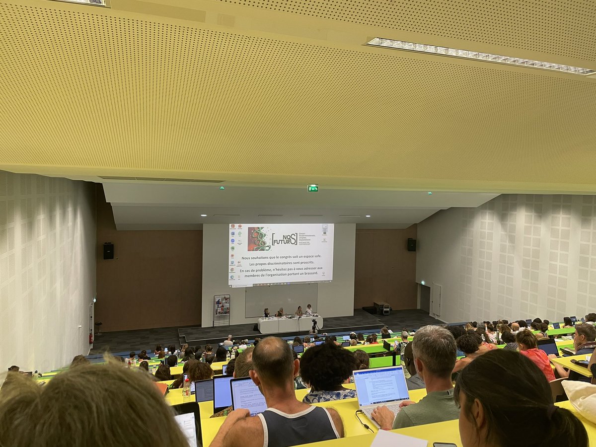 Conférence de clôture du #congresgenre2023 à #UT2J sur les écoféminismes. 
Une semaine fort enrichissante d’échanges et de discussions!