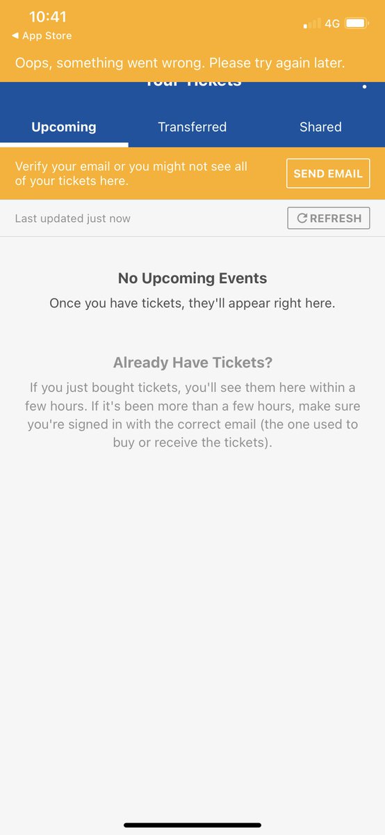 debbied2001's tweet photo. @BSTHydePark I need to access this but the app won’t allow me to verify my email. Help! https://t.co/XFFqQRpT31