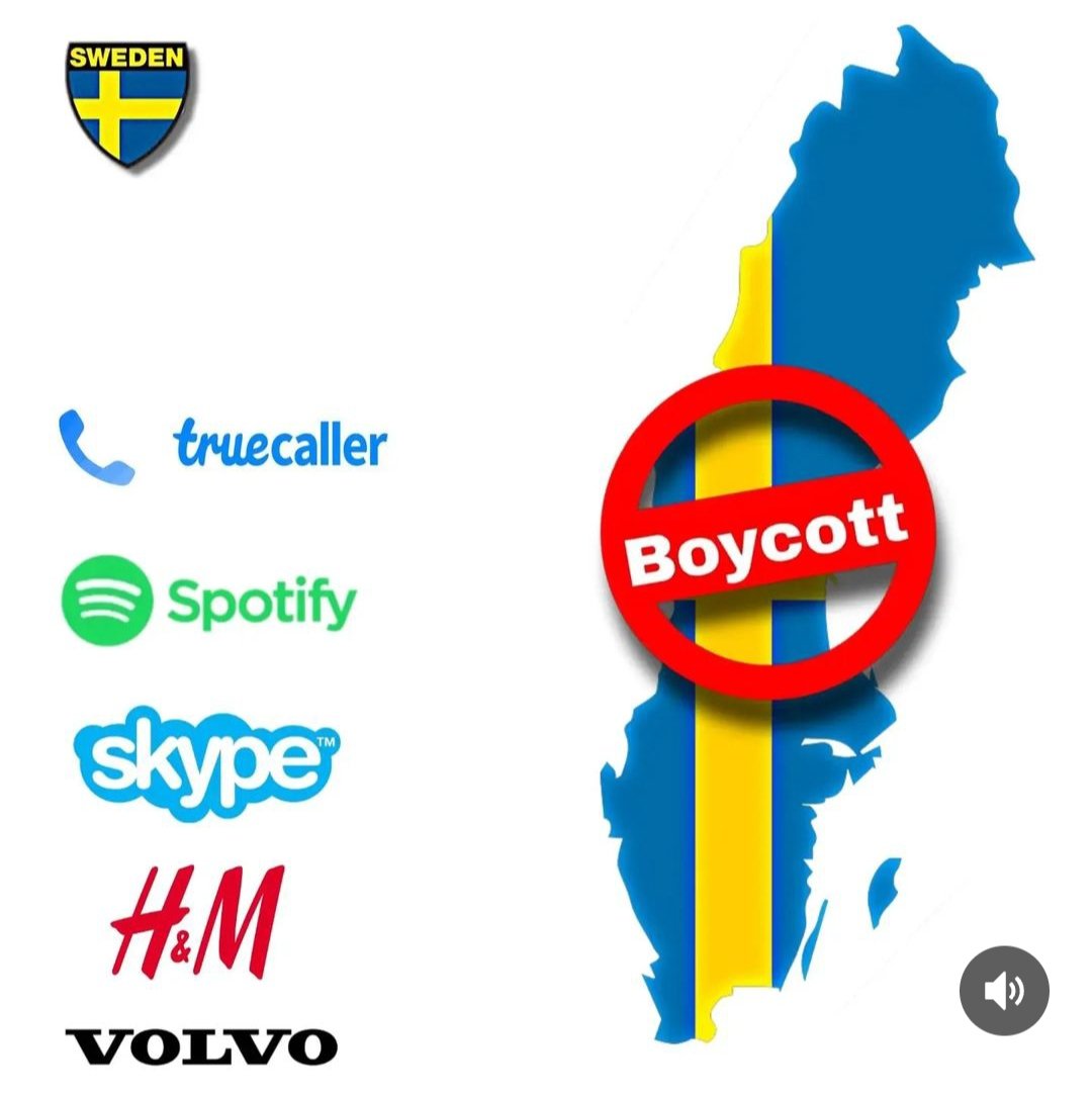 SAbdulhasib13's tweet photo. I uninstalled Truecaller and Spotify app please boycott Sweden app and all products #boycottsweden #BoycottSwedishBrands https://t.co/wUkC1X4IMH