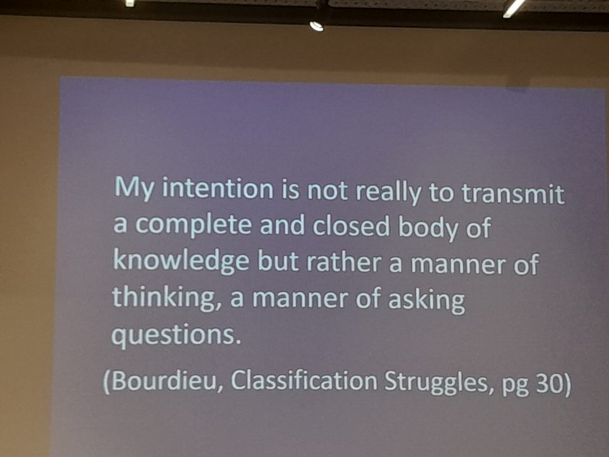 BSABourdieuSG's tweet photo. And now, the Closing Keynote by Prof. Diane Reay: 

"Three pressing questions in an age of austerity and increasing inequalities, and how Bourdieu might help us to answer them

Or 

I read 4 volumes of Bourdieu’s collected lectures so that you would not have to" #Bourdieu2023 https://t.co/IOcMRZ6dWD