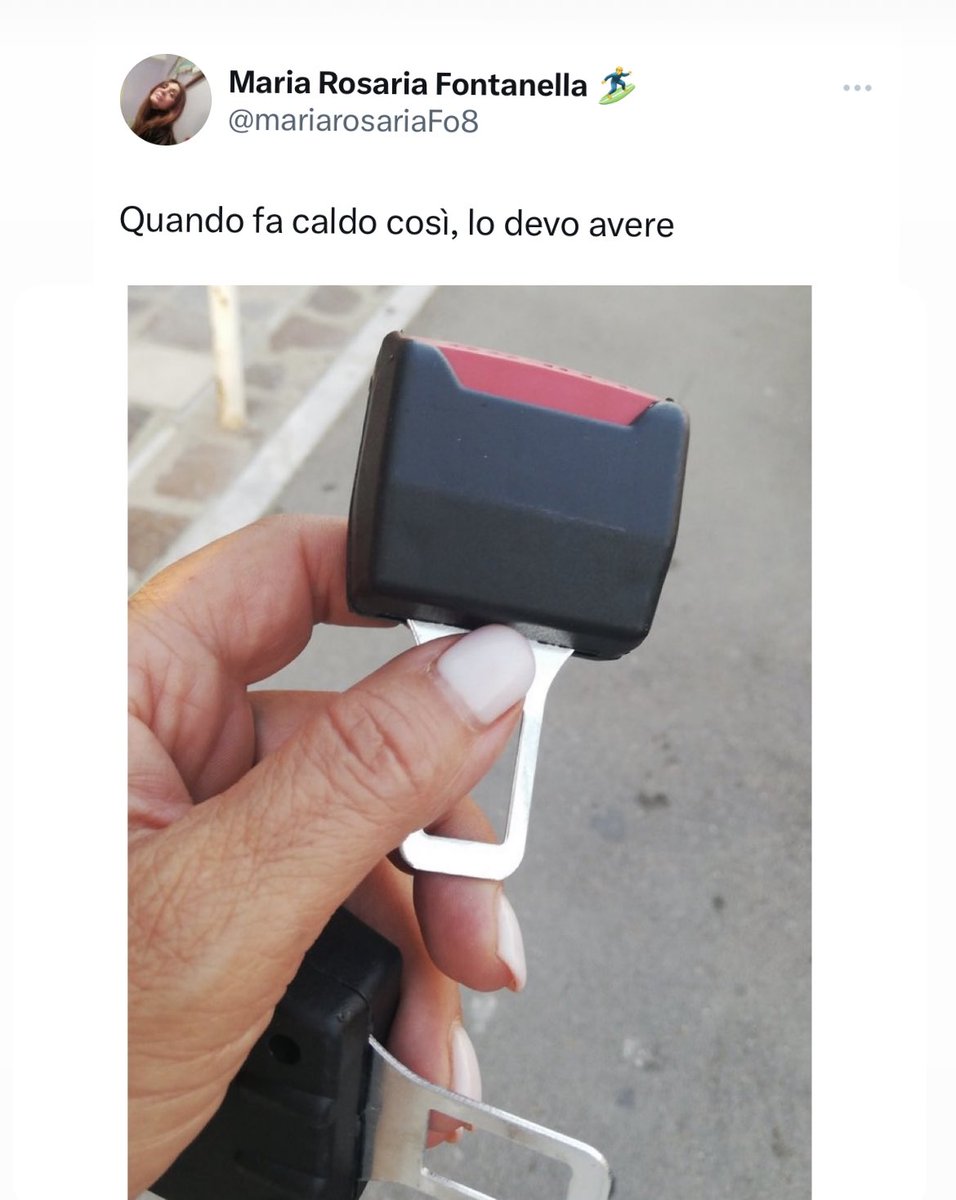 Giustamente da noi fa più fresco.