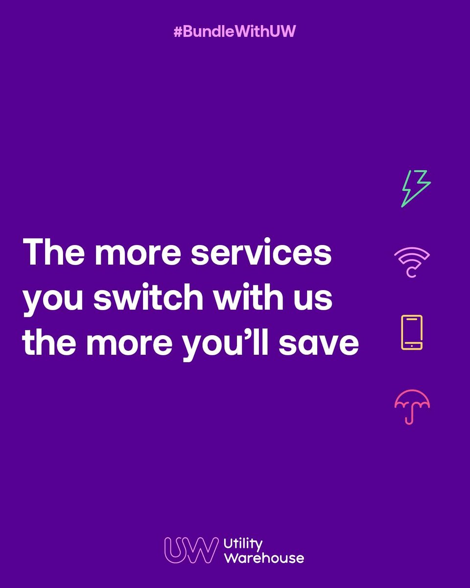 ClareLupton's tweet photo. Did you know that the more services you bundle into a single bill with UW, the more savings you unlock?
Imagine what you could achieve in life with a bit more time and money.
https://t.co/jvLIp58gXB
#SaveABundle #BundleWithUW https://t.co/yTizdsSX9x