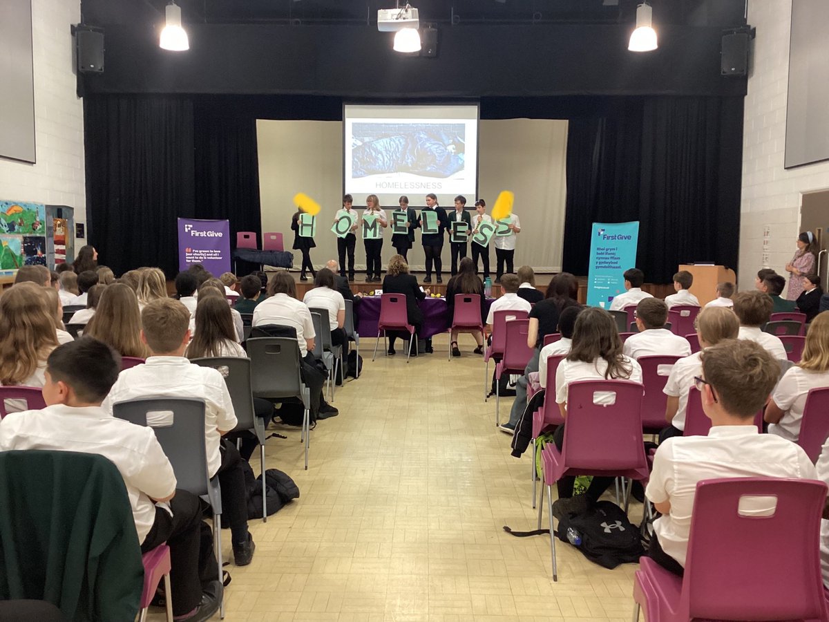 REAMG22's tweet photo. Flashback Friday to our @FirstGiveUK final with Blwyddyn 7 last week. @ArchbishMcGrath  over £700 for various charities. https://t.co/3DFchwqmCP