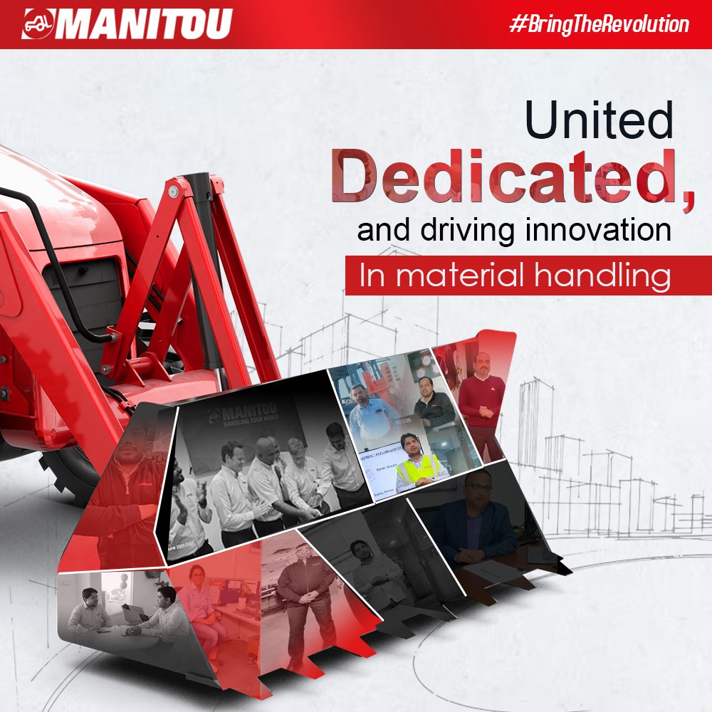 manitou_india's tweet photo. At Manitou, our team is committed to pushing boundaries, delivering excellence, and shaping the future of the industry. Together, we rise. 💪🏼🚀
.
#ManitouIndia #TeamWork #Innovation #MaterialHandling #ManitouIndia #MaterialHandlingSolution #BeyondImagination #handlingyourworld https://t.co/SXhtx5erJY