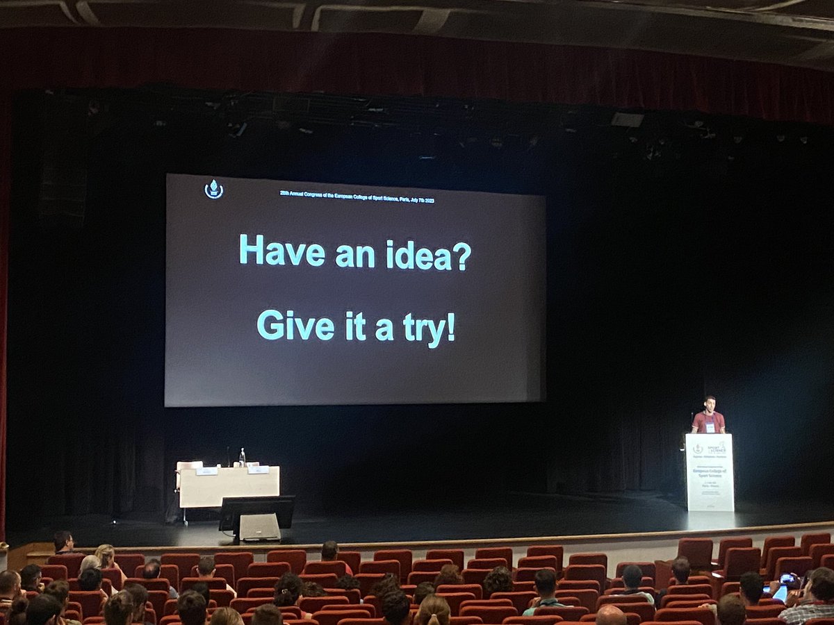 lahti_johan's tweet image. Informing, entertaining, and inspiring presentation by @balsalobrephd on his journey with my jump lab app and the use of AI at #ecss2023