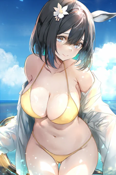 水着フラッシュ#ウマ娘 #エイシンフラッシュ 