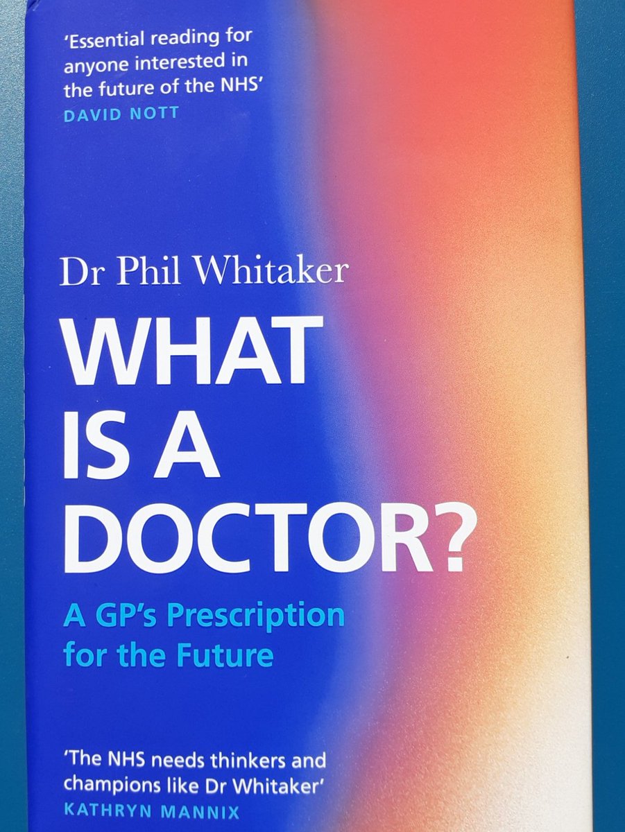 "What is a Doctor?" by the awesome writer and GP @pwhitakerwriter is a great read. There is a theme of continuity running through the book, well illustrated through stories as well as mentioning the research. There is even a section about us!