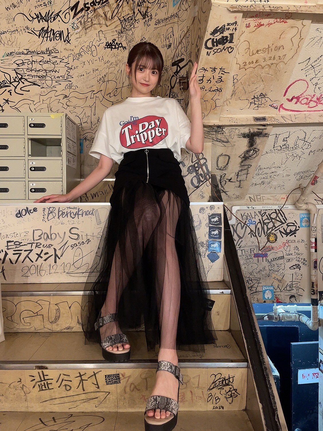 武田雛歩(たけやま3.5)サイン入り写真パネル