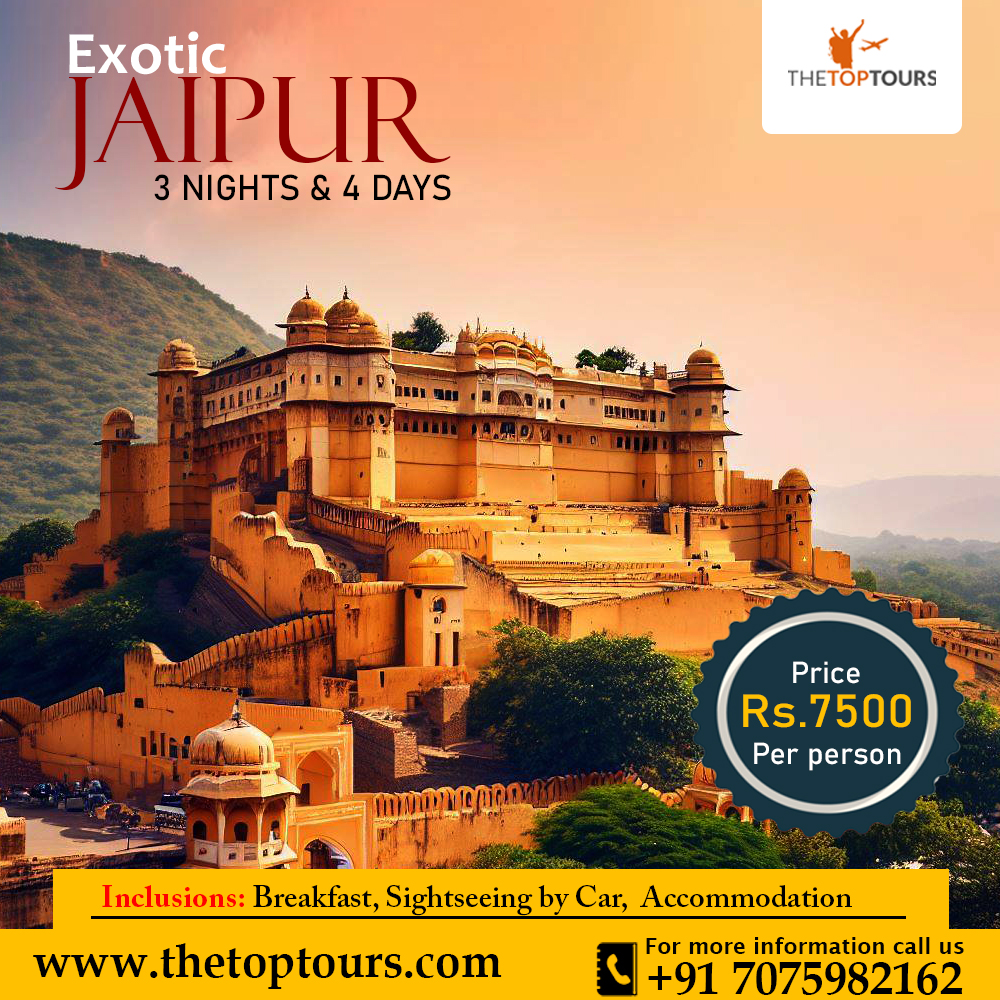 Book your Jaipur adventure today and create memories that last a lifetime! 🌍💼 #Jaipur #TravelDeals #ExploreJaipur #Toptours #Wanderlust #PinkCity #TravelPackage #BucketListDestination #AdventureAwaits #TravelGoals #VacationMode #JaipurTourism #IncredibleIndia #HappyTravels