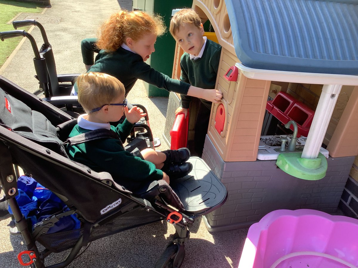 We enjoyed playing outside Year 1 this morning.