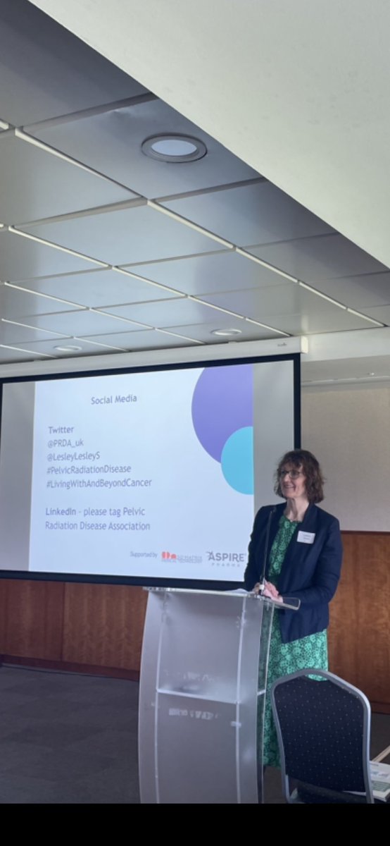 @LesleyLesleys about to kick us off @PRDA_uk networking event to improve the care of #pelvicradiationdisease @KiaOvalEvents