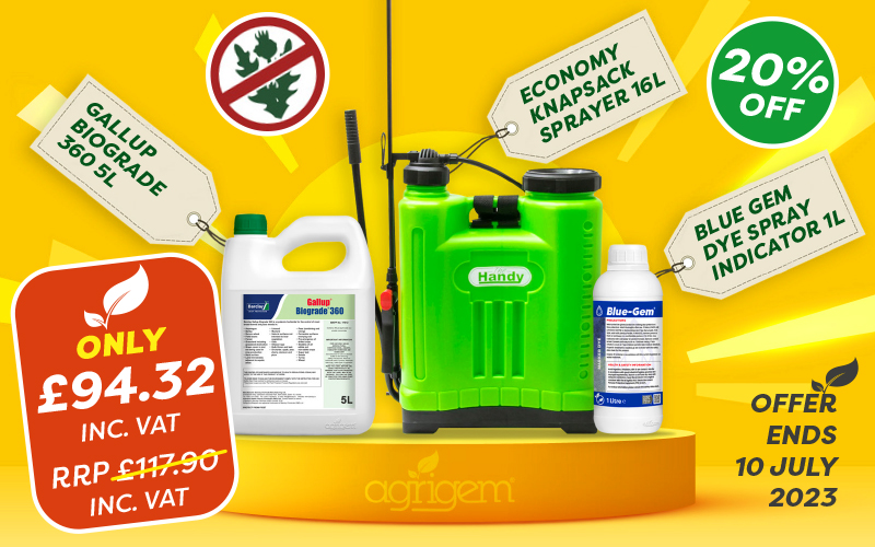 AgrigemLtd's tweet photo. Do you have troublesome weeds on your hard surface? This weekend we have the July Weedkiller Bundle to give you that helping hand this summer 🤩

⭐ Be quick offer ends Monday 10th July ⭐

Shop Now >> https://t.co/JjHaVXYrAt

#setforsummer #offer #weedkiller https://t.co/NrnrJx6cHu