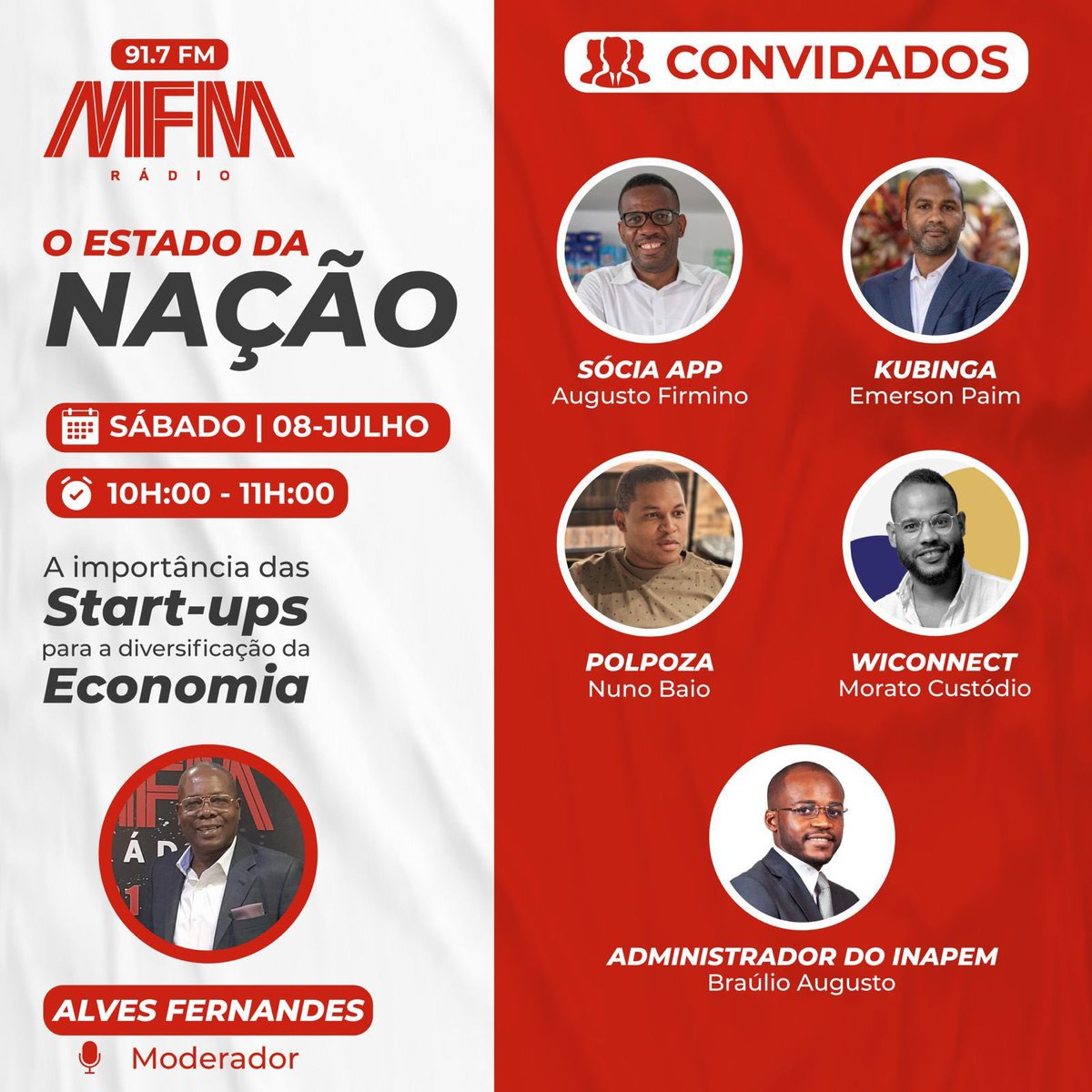 inapem_'s tweet photo. Sábado encontro marcado na #MFM 91.7, ás 10 horas, programa #OEstadodaNação
#INAPEM #MFM #Estado https://t.co/DpJ0t6P8bj