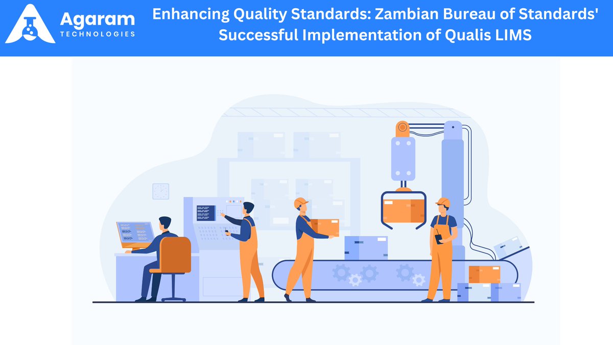 agaramtech's tweet photo. Read our latest case study now: https://t.co/zaBDifrHNM  

Dive into the story of how the Zambian Bureau of Standards achieved remarkable results in enhancing their quality standards through the successful implementation of Qualis LIMS. https://t.co/s0strv2uUr