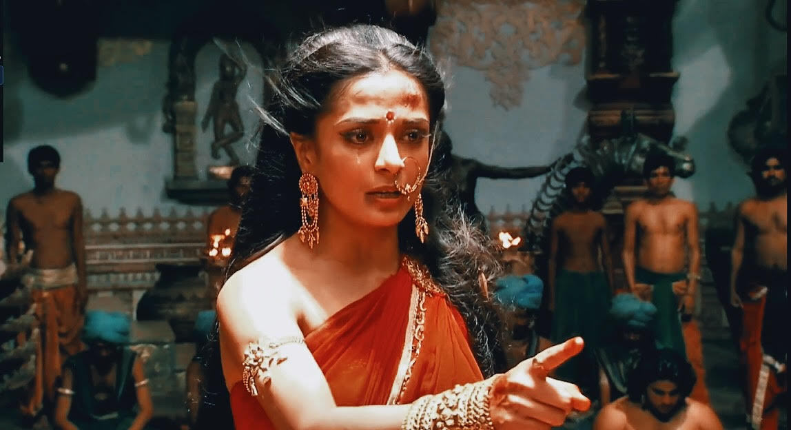 pooja sharma is simply terrific as draupadi. the entire monologue she delivers in the royal court just before the disrobing takes place is one for the books &amp; watching it for the very first time is entirely something else ...what a phenomenal fucking talent!!!