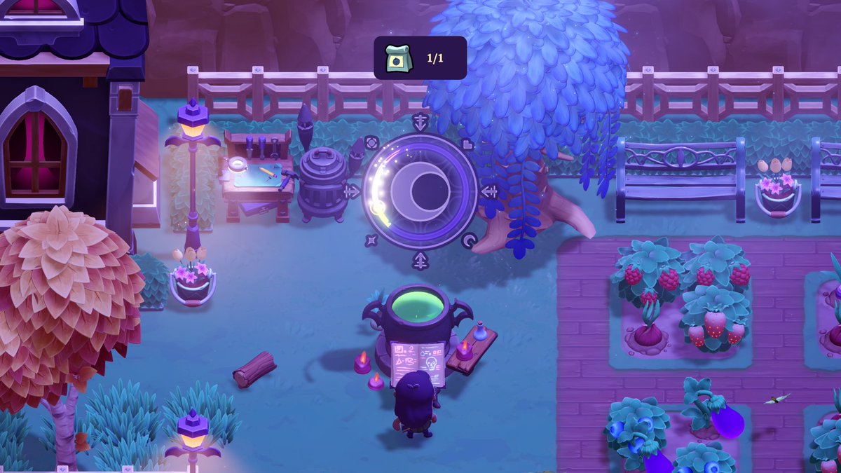 MoonlightPeaks's tweet photo. In Moonlight Peaks you’ll explore a vibrant and mysterious world where the supernatural is the norm 💜

#gamedev #indiedev https://t.co/H1IhmMV8eW