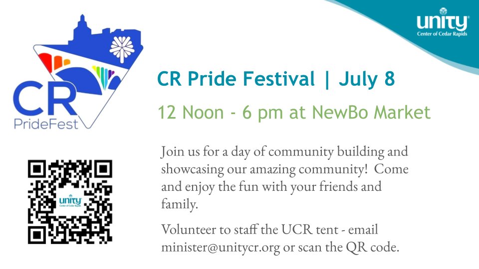 UnityofCR's tweet image. Join us on July 9 2023 for "Easy Living" - mailchi.mp/unitycr/join-u… #spiritual #PositivePath #OnlineChurch #NewThought