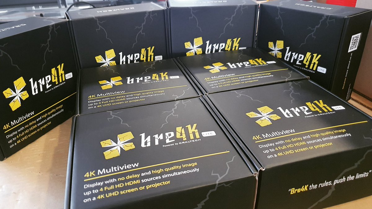 craltech's tweet photo. BRE4K YOUR LIMITS best quad-split of the market #quadsplit #controlroom #BROADCAST #multiview #multiviewer #productiontools #obvan #stream #streamer #streamersetup #twitch #kick https://t.co/WKNK0YZq74
