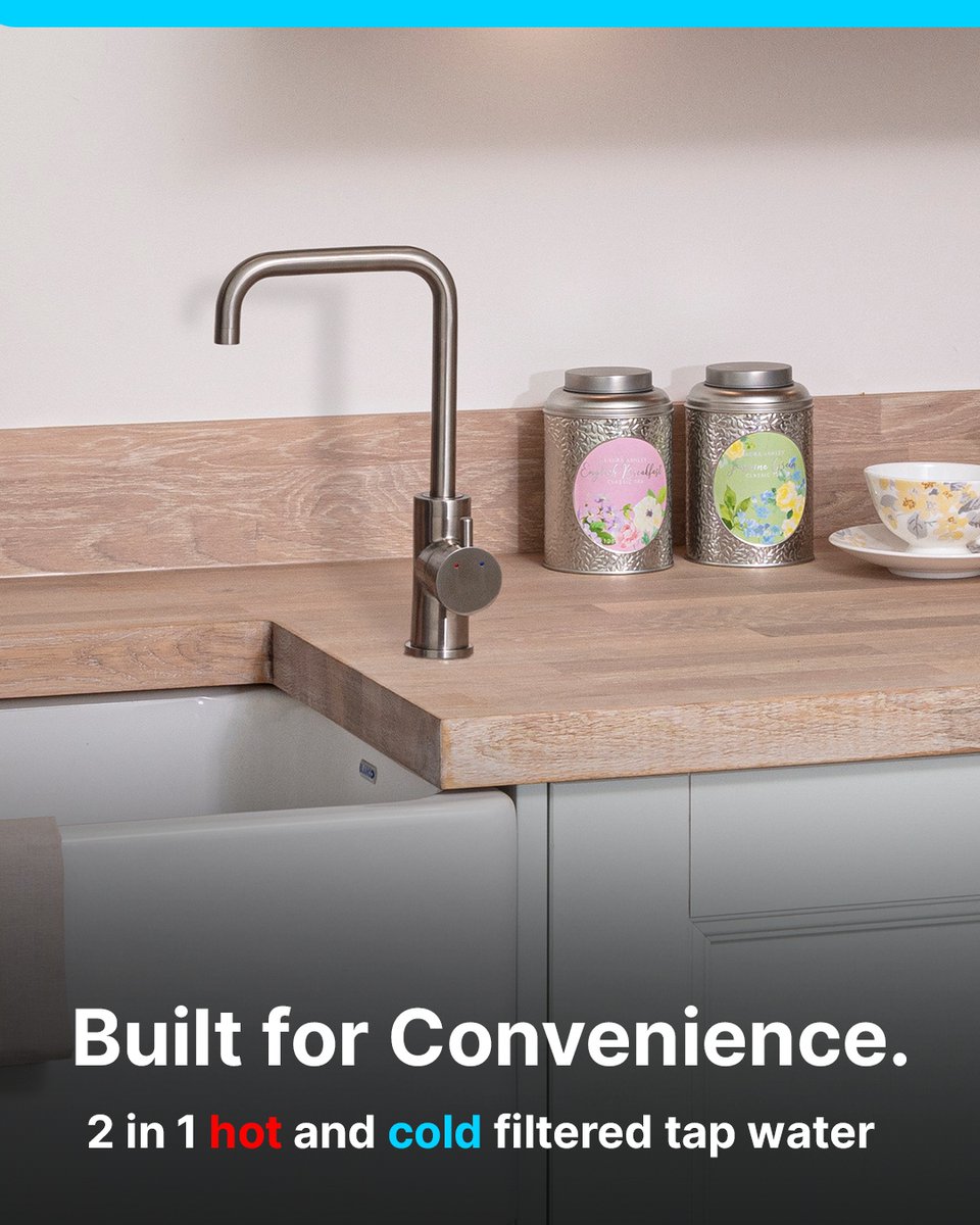MONARCHWATER's tweet image. Gone are the days of kettle limescale with our Aquarius Tap!

Boiling water available instantly, this tap is perfect for providing quick drinks &amp;amp; cooking at a faster pace.

Purchase today - monarchwater.co.uk/boiling-water-…

#homehacks #kitchentap
#kitchen #monarch