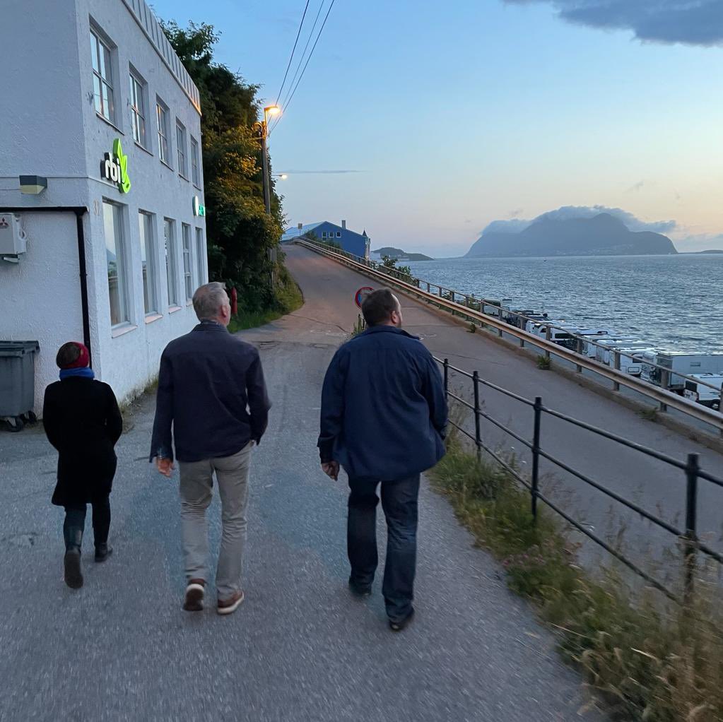 Last night we went for a midnight stroll in Alesund. #nevergetsdark #indiefjord