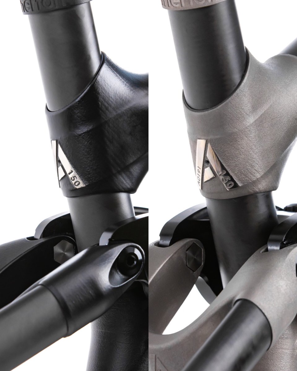 Raw or Black? 

Our entire AM range comes in either raw or black. Hand-finished, all of our carbon tubes are sprayed with a matte clear coal and then you have a choice of painting your lugs black or keeping them raw 👀

What would you go for?