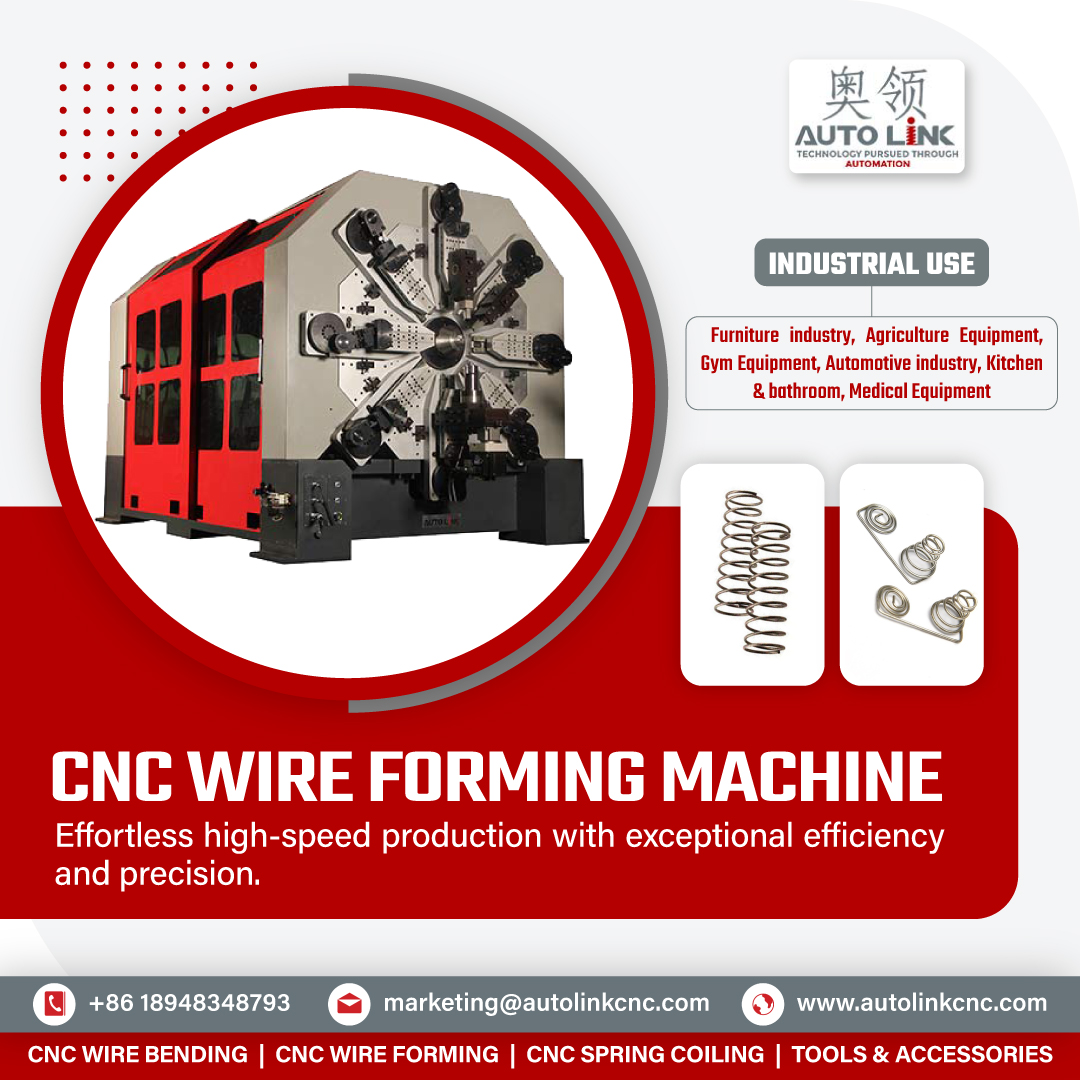 autolink_cnc's tweet image. Maximize your manufacturing potential with AutolinkCNC's #WireFormingMachine, streamlining efficiency for continuous high production rates.

Website: autolinkcnc.com/en/cnc-wire-fo…

#WireFormingMachine #10axiswireformingmachine #cncmachining #cncmachine #cnc #spring #compressionspring