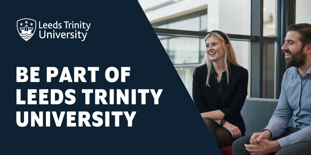 LeedsTrinity's tweet photo. JOB VACANCY 

Leeds Trinity is looking for a Lecturer in Sport and Exercise Psychology to teach on our sport psychology and sport and exercise science programmes.

💼 Salary: £36,333 to £43,155 
📆 Closing date: 14.07.2023 
ℹ️ More information: https://t.co/SKkd5ZIPJt https://t.co/Zlbv4SlN0H