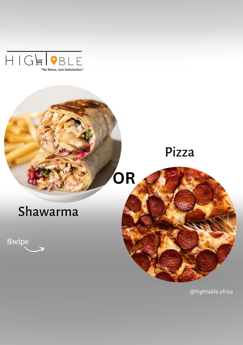 HighTable_Inc's tweet photo. THIS OR THAT! (Fast Food Edition ✨✨)

Let us know in the comments which one you'd prefer!

#lagosliving #hightableafrica #foodie #foodiesofinstagram #lagosliving #whattodoinlagos #wheretoeat #lifestyleliving https://t.co/Rm17J5BlFd