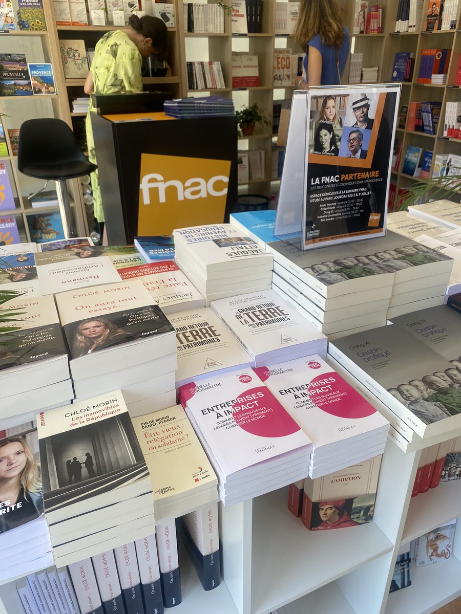 New Deal by <a href="/HavasParis/">Havas Paris</a> en bonne place à la librairie éphémère <a href="/Fnac/">Fnac</a> aux Rencontres d’Aix