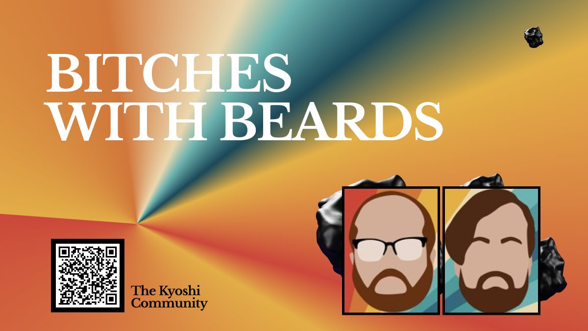 Exciting news! <a href="/BeardedBitchPod/">Bitches With Beards</a> is now on Kyoshi!  🧔🏽🧔🏾 Join the episode's discussions, submit questions for their upcoming guests, and become part of the community!
kyoshi.app/podcast/OeoQze…