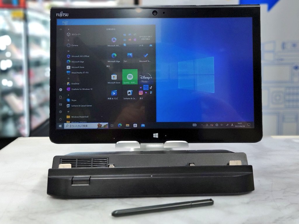 富士通 ARROWS Tab Q704/H キーボード クレードル