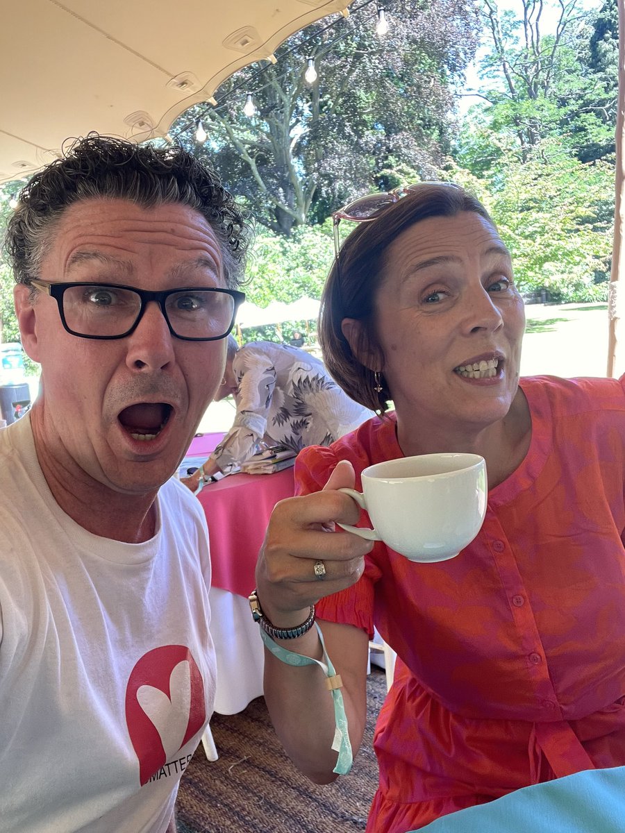 KindnessCoach_'s tweet photo. Cup of tea in the VIP🤣 with @sendcogirl at the @EducationFest …living the dream and being treat like royalty thanks to @BloomsburyEd #FestEd #edutwitter https://t.co/140Hcl13N9