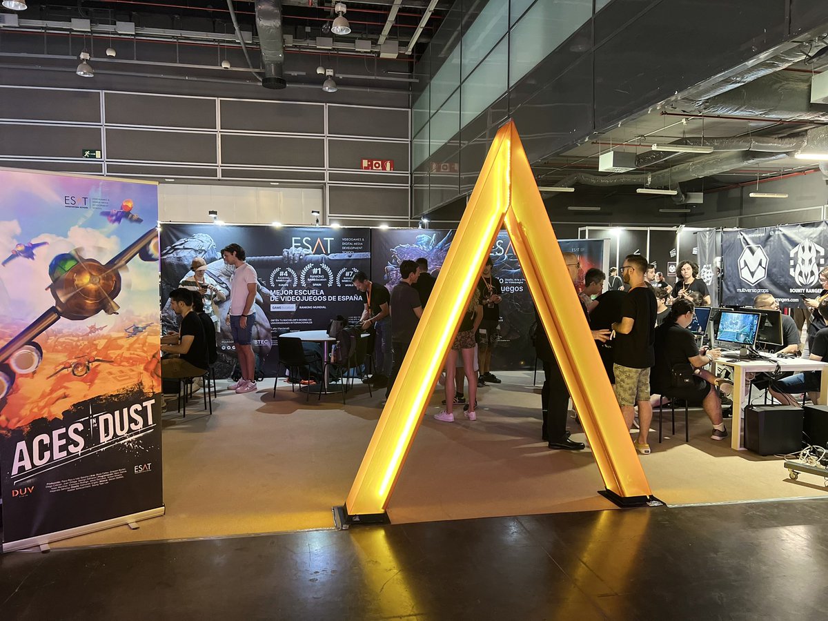 Estamos en @DreamHackSpain el mayor festival #esports de #España y un punto de referencia para todos los #gamers
Ven a jugar a los #videojuegos de nuestra promoción 2023
<a href="/AndaraGame/">ANDARA</a> <a href="/BornToRiseGame/">Born to Rise</a> <a href="/InvictaTNQ/">Invicta: The Next Queen 👑</a> 
Powered by <a href="/ESAT_Valencia/">ESAT</a> 
¡¡¡Te esperamos!!! 🎮🎮🎮